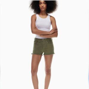 Rare Denim Forum Aritzia The Yoko Mid Thigh Shorts Size 29